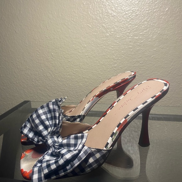 Betsey Johnson Shoes - BETSEY JOHNSON Stylish Gingham Bow Heels